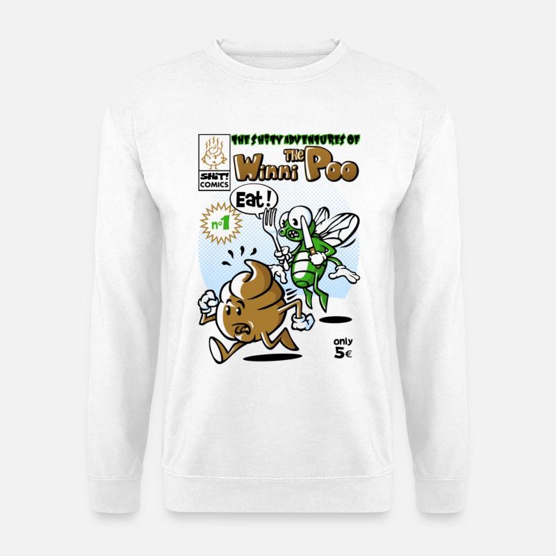 Shit comic - Unisex Sweatshirt - white