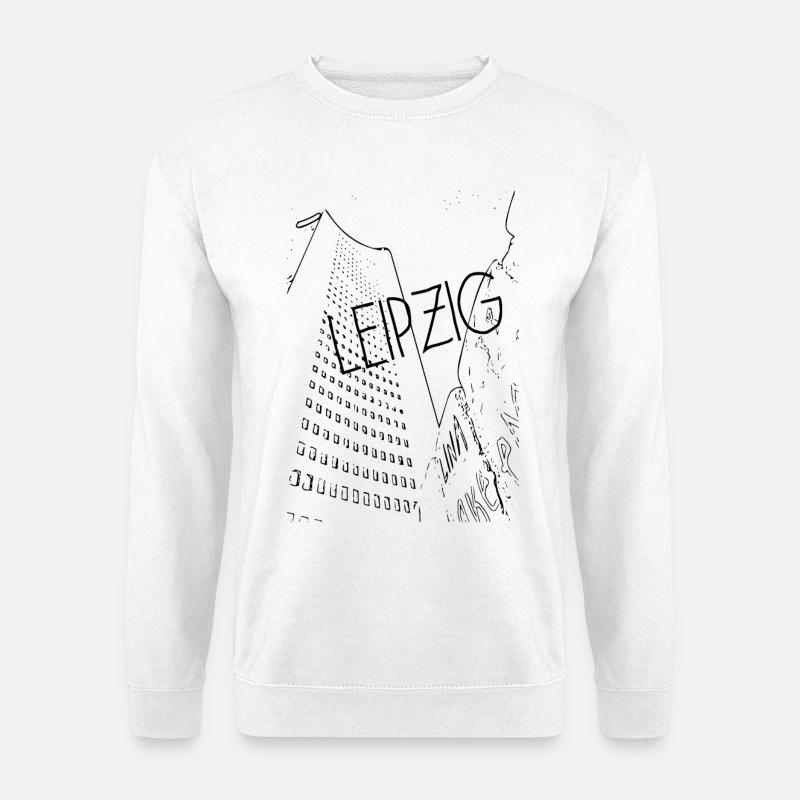 Leipzig Zentrum - Unisex Pullover - Weiß