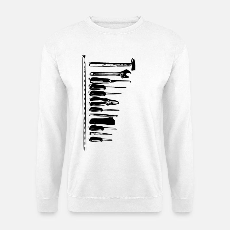 Werkzeug - Unisex Pullover - Weiß