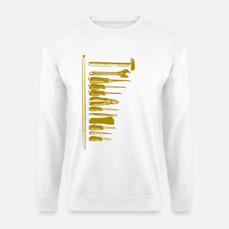 Werkzeug - Unisex Pullover - Weiß