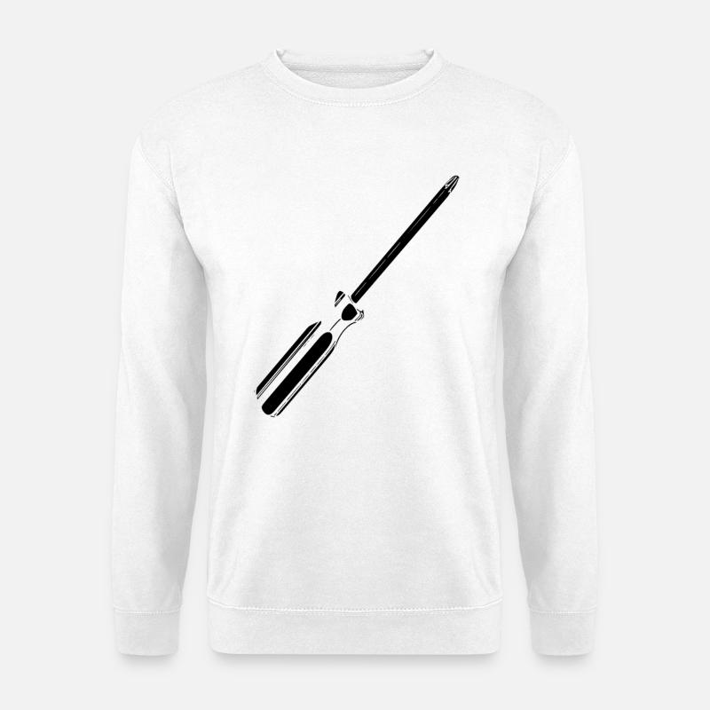 screwdriver - Unisex Sweatshirt - white