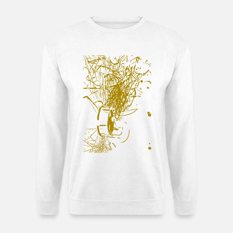 abstract design - Unisex Sweatshirt - white