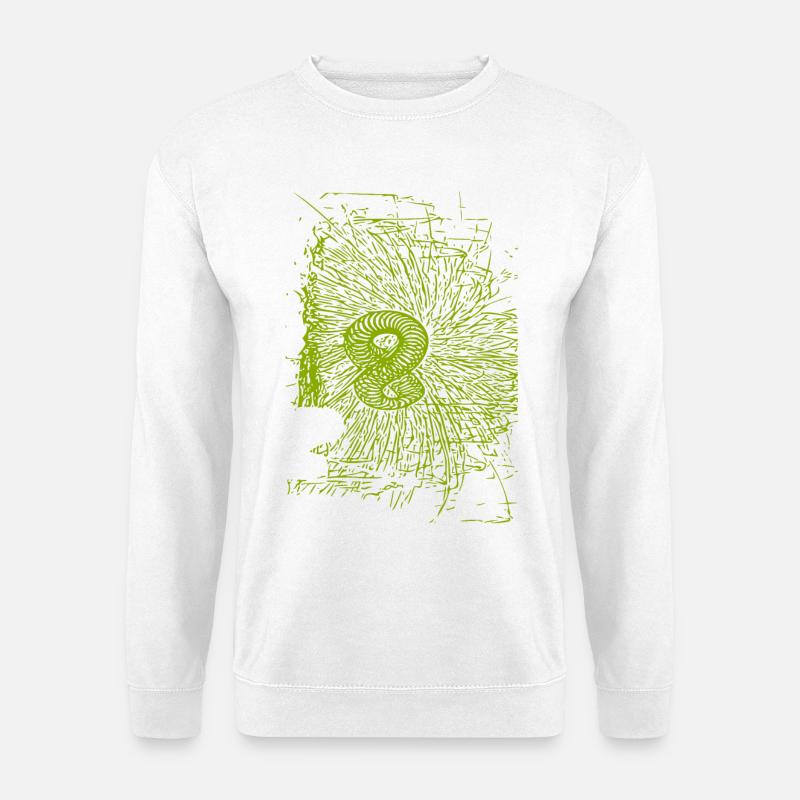 Conception abstraite - Sweat-shirt Unisexe - blanc