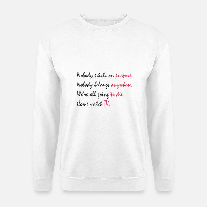 Morty - Unisex Pullover - Weiß