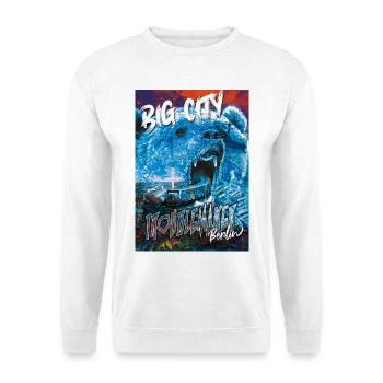 Berlin - Unisex Pullover - Weiß - Vorne