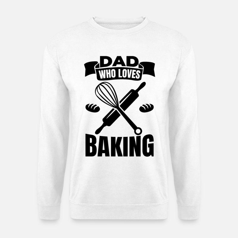 Bäcker Papa - Unisex Pullover - Weiß