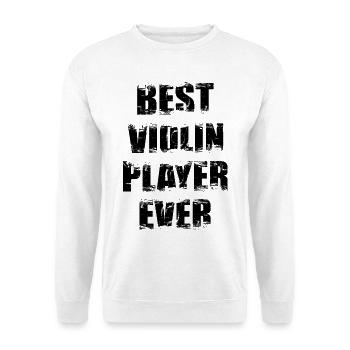 Bester Violinist - Unisex Pullover - Weiß - Vorne