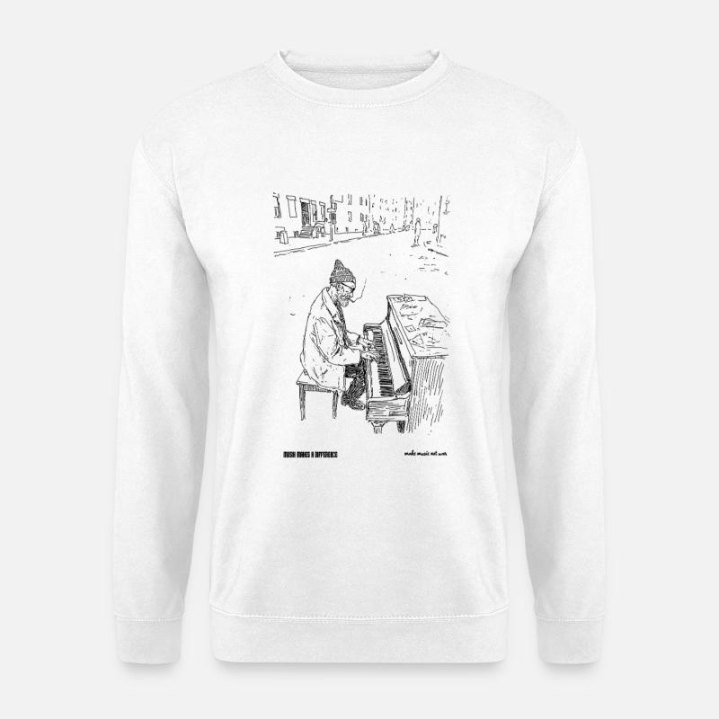 differnce - Unisex Sweatshirt - white