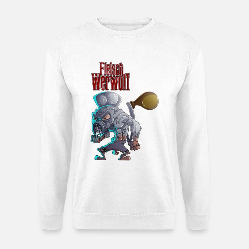 Fleischwerwolf - Unisex Pullover - Weiß