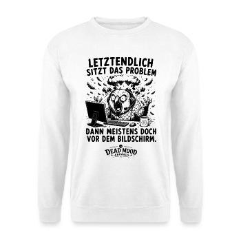 Lustiger Computer Spruch | Geschenk für Nerds - Unisex Pullover - Weiß - Vorne