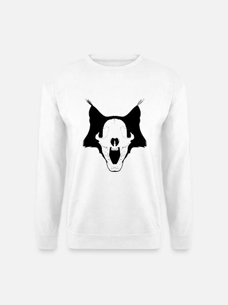 Luchs - Unisex Pullover - Weiß