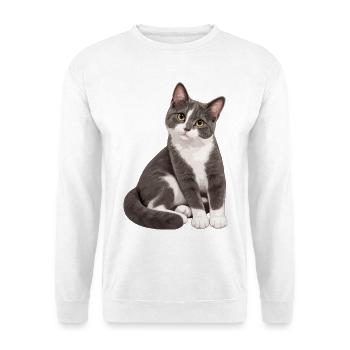 Balu - Unisex Pullover - Weiß - Vorne - Alina (178cm) & Michal (187cm)