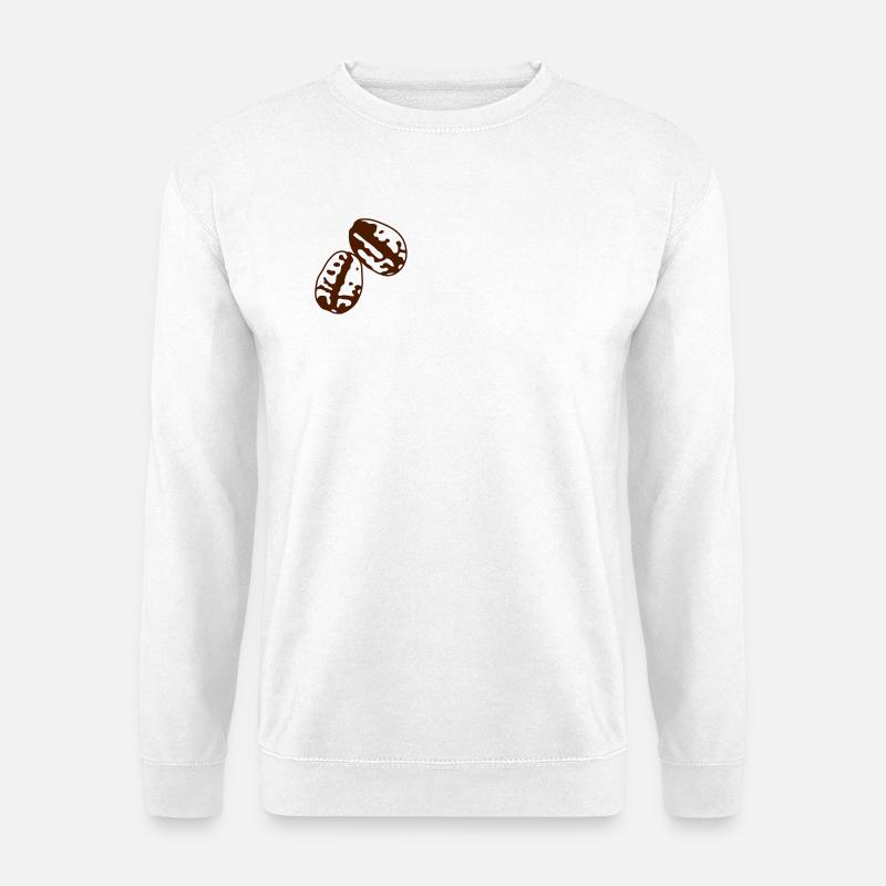 Kaffeebohnen - Unisex Pullover - Weiß