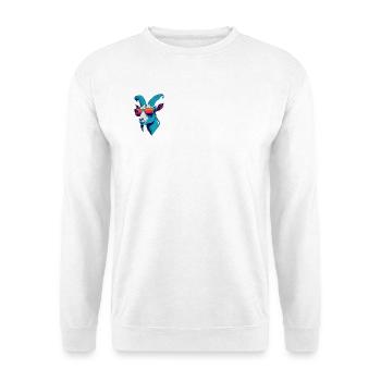 Rébellion des chèvres - Sweat-shirt Unisexe - blanc - Devant