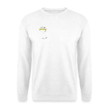 It's fine, totally fine man - ironic - Unisex Sweatshirt - white - Front