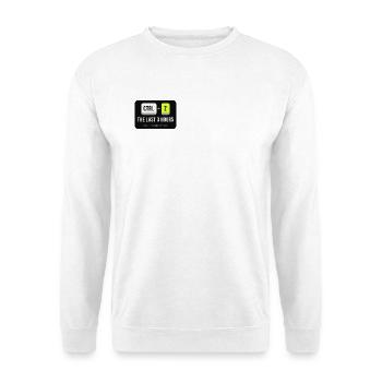 Strg Z: Die letzten 3 Stunden - Unisex Pullover - Weiß - Vorne - Alina (178cm) & Michal (187cm)