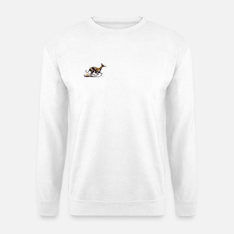 Galgo-StreetArt_Nr.03 - Unisex Pullover - Weiß