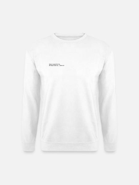 Kenne Jesus, Frieden, Hoodie und Hemd - Unisex Pullover - Weiß