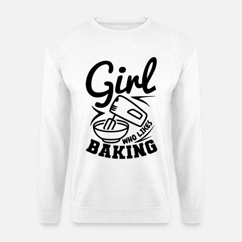 Bäcker Mädchen - Unisex Pullover - Weiß