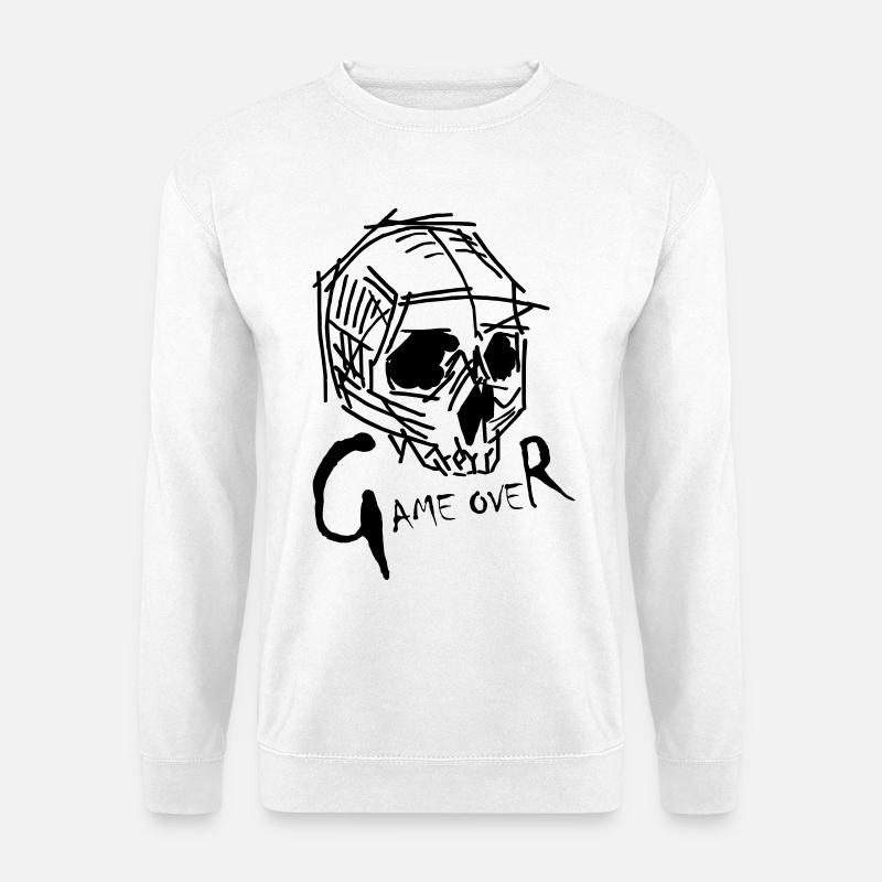 Game Over - Unisex Pullover - Weiß