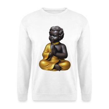  MANNEKEN ZEN - Bellegique - Sweat-shirt Unisexe - blanc - Devant