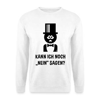 Bräutigam – Kann Ich Noch „Nein“ Sagen? (JGA / B) - Unisex Pullover - Weiß - Vorne