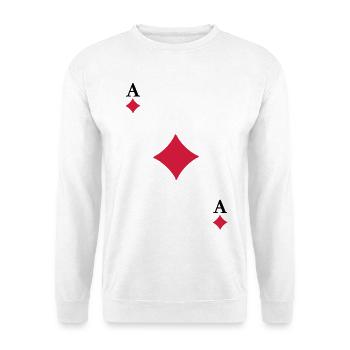 Ace of Diamonds - Unisex Sweatshirt - white - Front