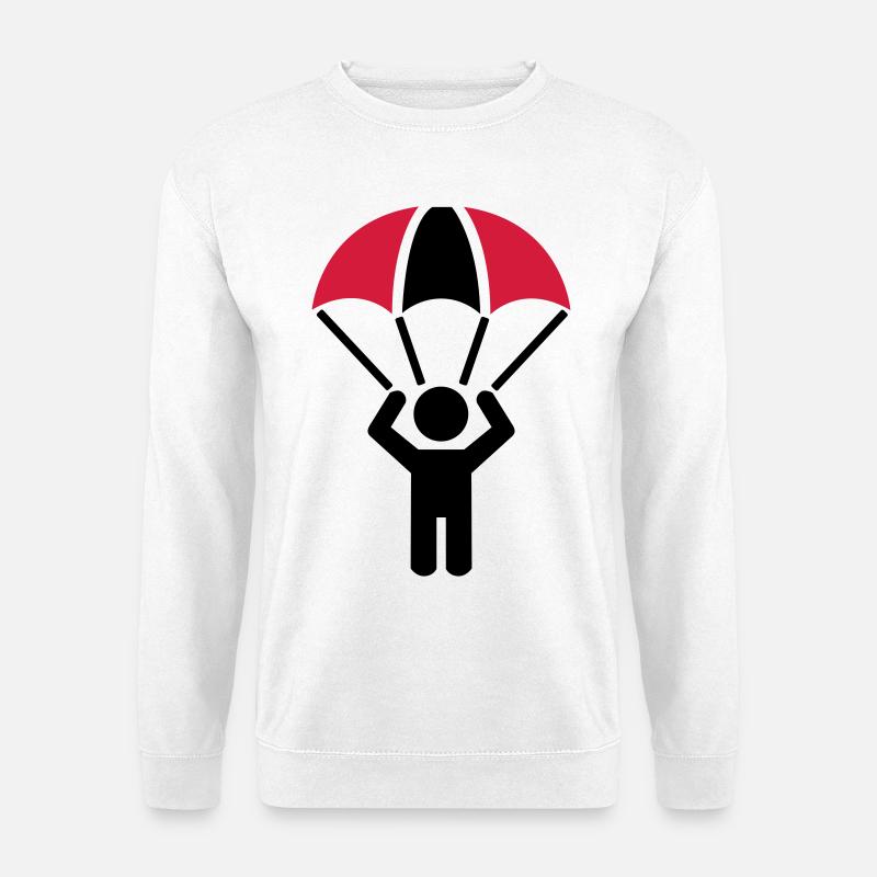 parachute - Unisex Sweatshirt - white