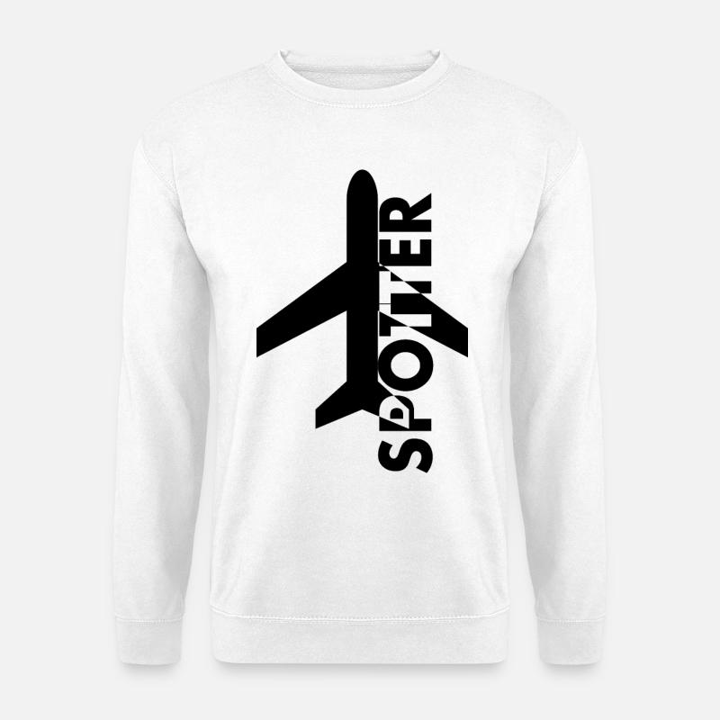Planespotter - Unisex Pullover - Weiß