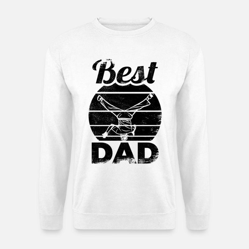 Bester Breakdance Dad - Unisex Pullover - Weiß