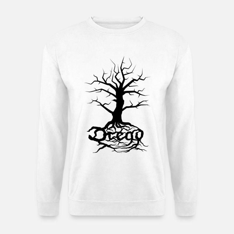 Dread Baum Schwarz - Unisex Pullover - Weiß