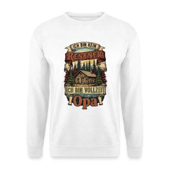 Pensioner Pension 2025 Colleague End Terrain Gift - Unisex Sweatshirt - white - Front