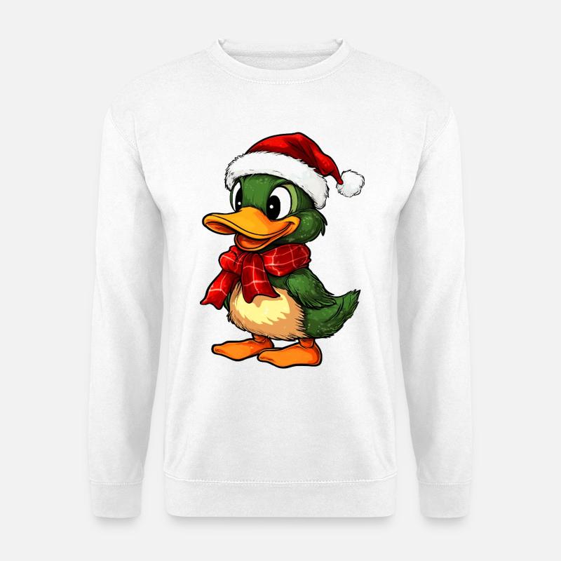 Weihnachten Enten - Unisex Pullover - Weiß