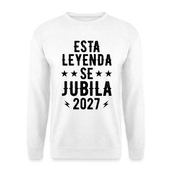 Diese Legende geht 2027 in Rente. - Unisex Pullover - Weiß - Vorne
