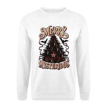 Merry and Mysterious Christmas Tree - Unisex Sweatshirt - white - Front