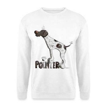 Cute German Shorthaired Pointer - Unisex Sweatshirt - white - Front