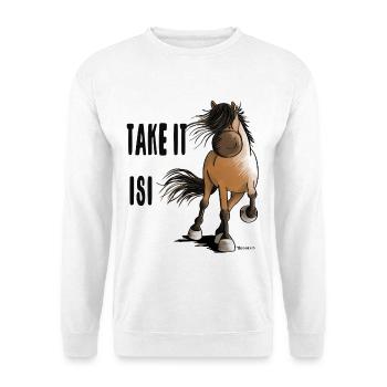 Take It Isi - Unisex Pullover - Weiß - Vorne