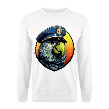 Police Parrot - Unisex Sweatshirt - white - Front