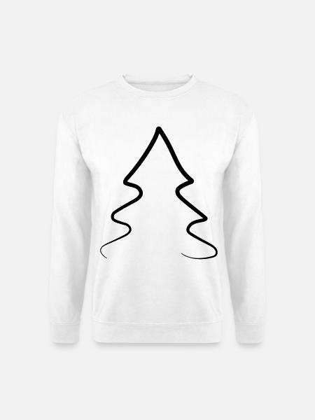 Sapin de Noël - Sweat-shirt Unisexe - blanc