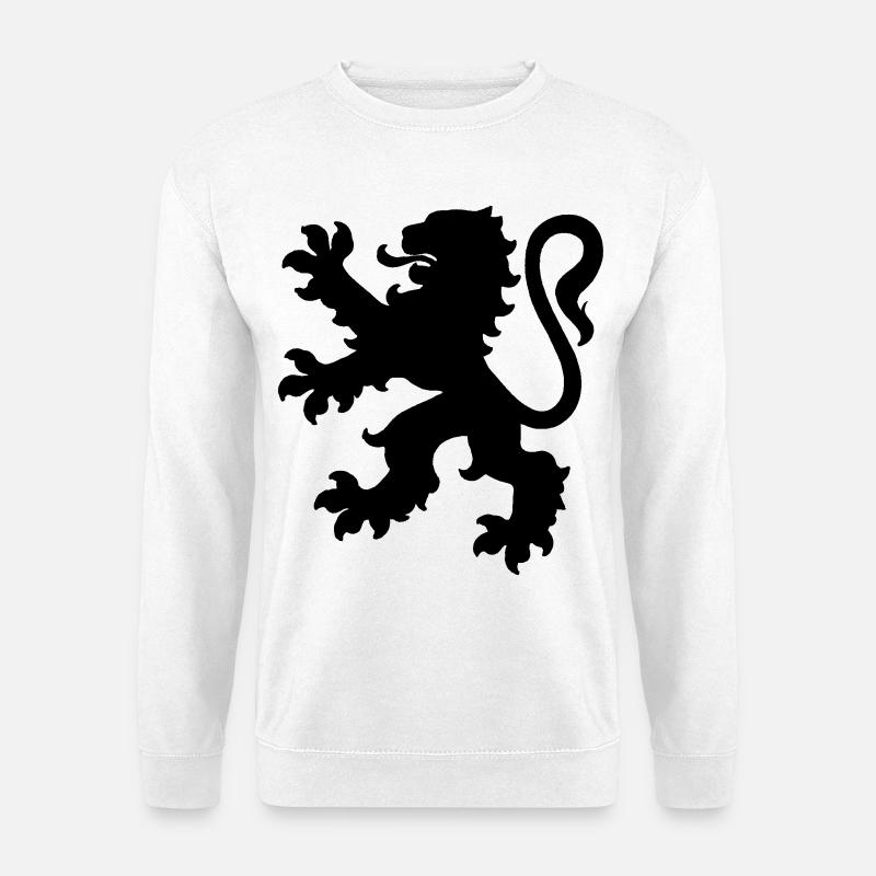 Löwe - Unisex Pullover - Weiß