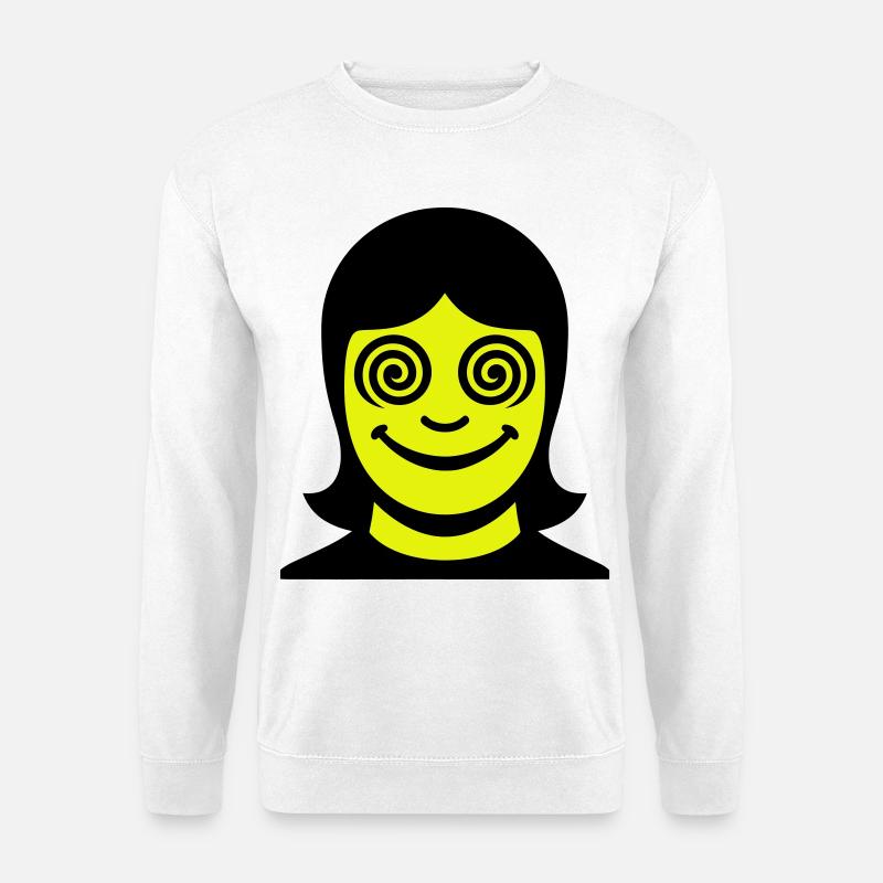 Hypno Face - Unisex Pullover - Weiß