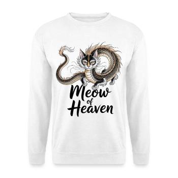 Dragon Cat - Unisex Sweatshirt - white - Front
