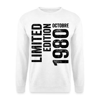1980 - Unisex Sweatshirt - white - Front