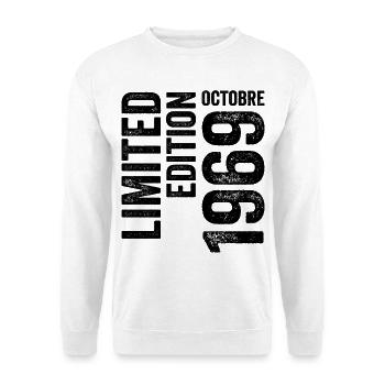 1969 - Sweat-shirt Unisexe - blanc - Devant