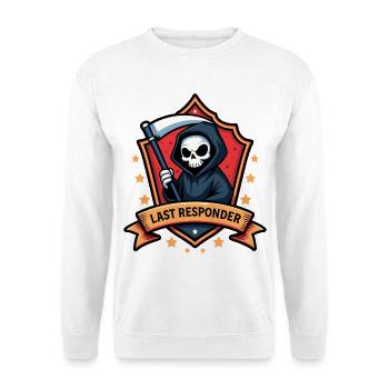 Dernier intervenant - Sweat-shirt Unisexe - blanc - Devant