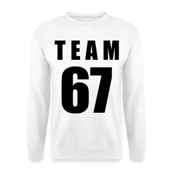 Team 67 - Unisex Sweatshirt - white - Front