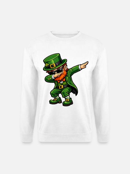 Dabbing Ire - Unisex Pullover - Weiß