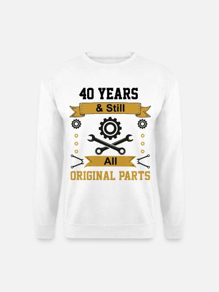 Immer noch alle Originalteile - Unisex Pullover - Weiß