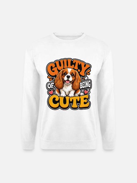 Kavallerier King Charles Spaniel - Unisex Pullover - Weiß