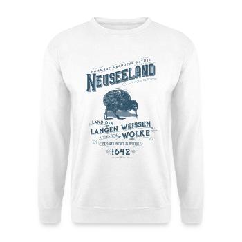 Aotearoa - Neuseeland - Unisex Pullover - Weiß - Vorne